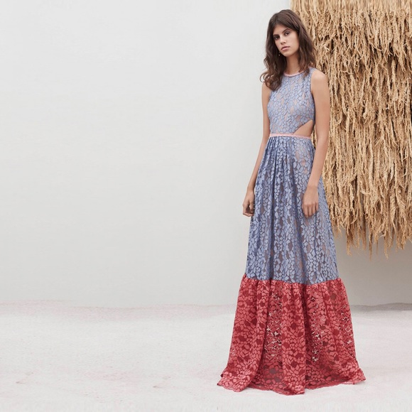 Alexis Dresses & Skirts - Alexis Ahrea Gown in Multicolor Lace